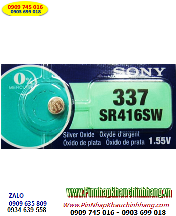 Sony SR416SW/337, Pin đồng hồ đeo tay 1.55v Sony SR416SW/337 